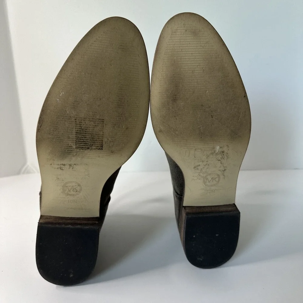 MICHAEL KORS Woman's‎ Size 10M Ankle Slip On Booties. Leather Upper PW14E
